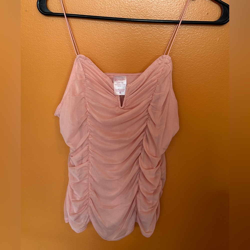 No Boundaries, Size L(11-13), Pink Top